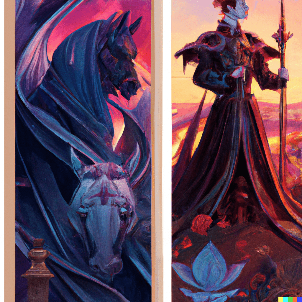 All of the knight tarot cards